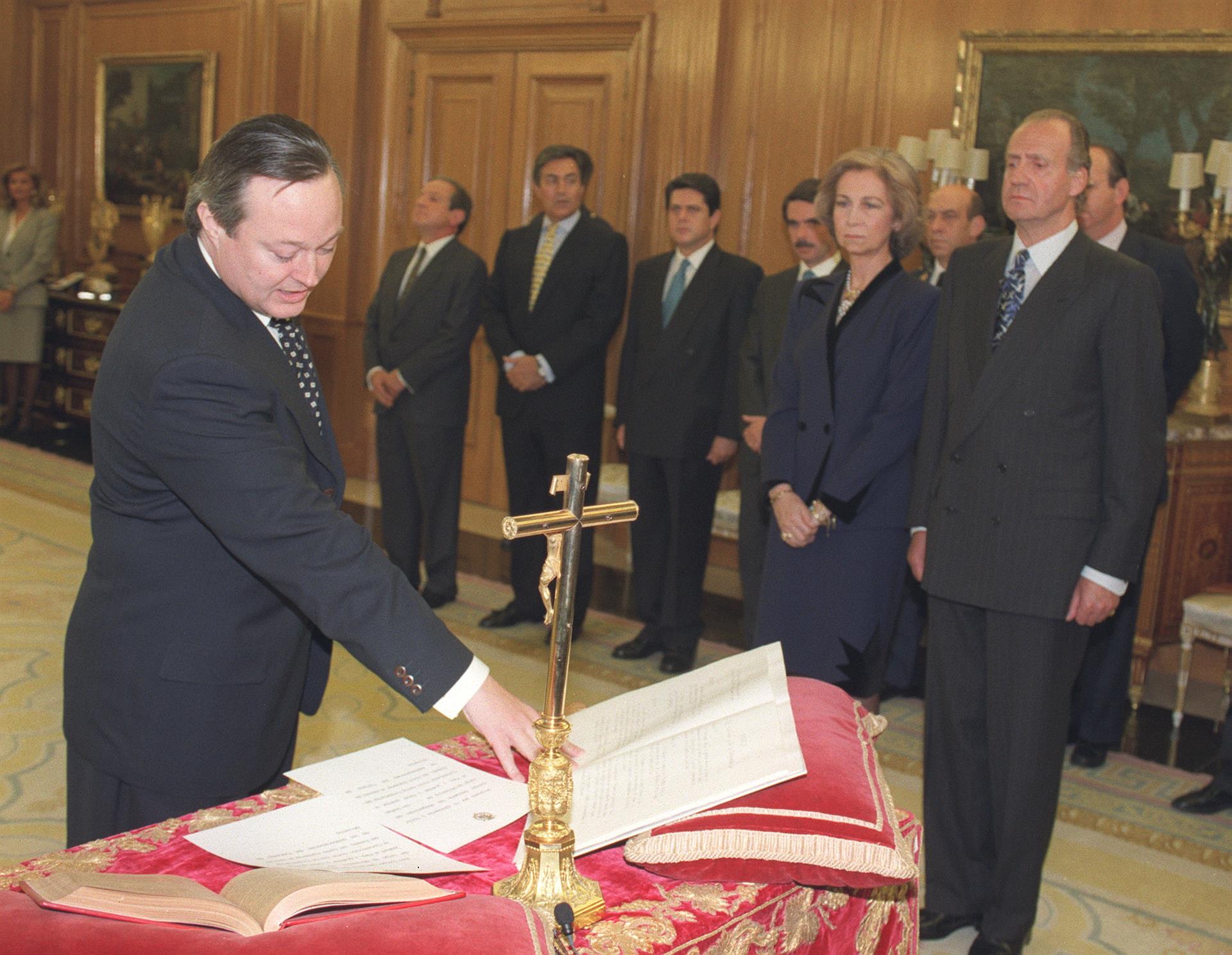 Josep Piqué primer gobierno Apolillar 1996 Efe Josep Piqué primer gobierno Apolillar 1996 Efe