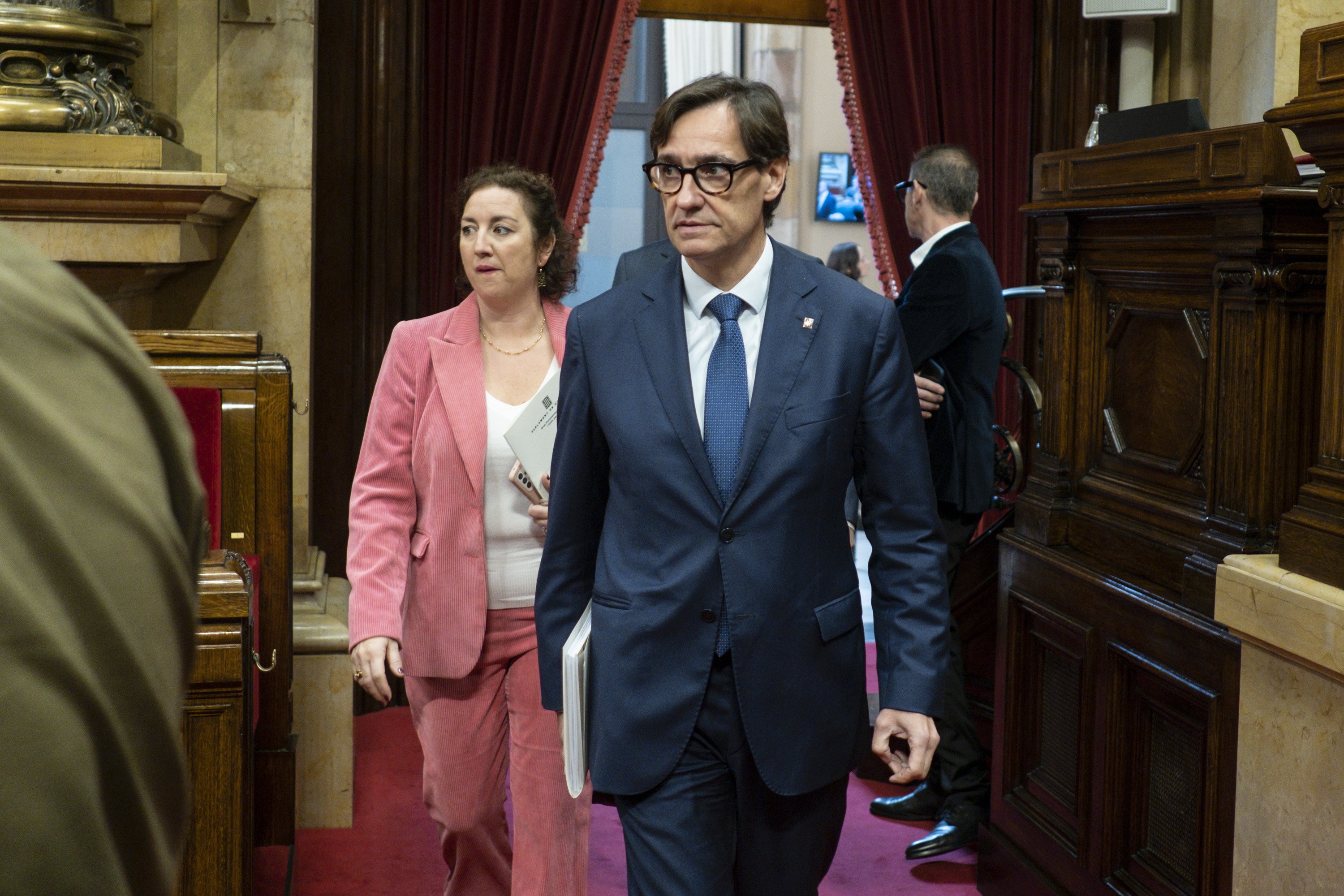 El PSC plantará a Aragonès en la mesa de partidos si es solo para hablar de un nuevo referéndum