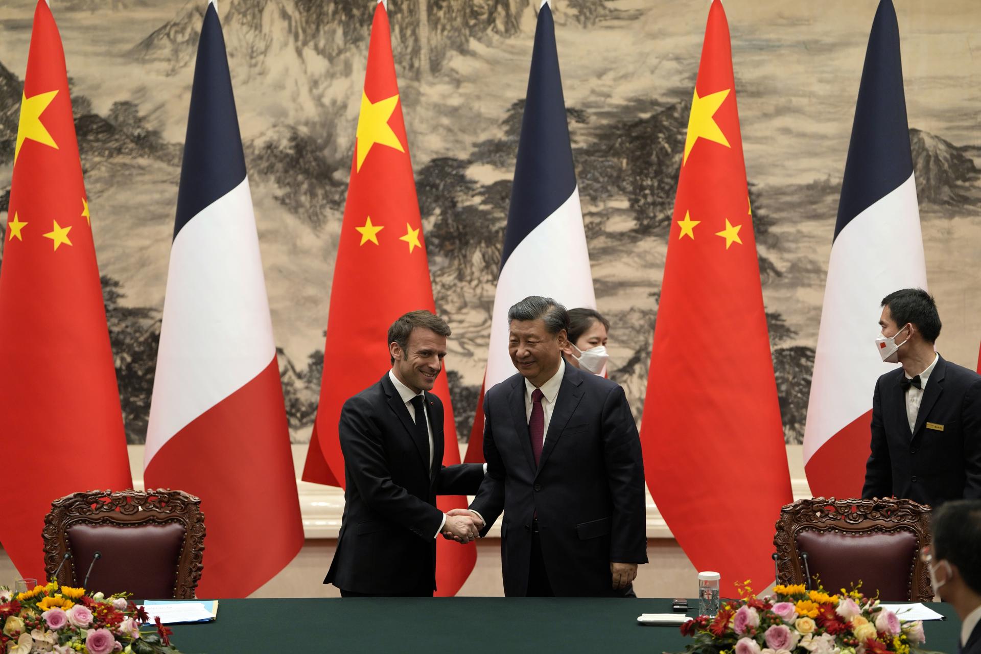 Macron Xi Jinping