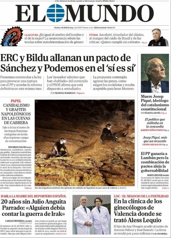 portada el mundo dissabte sant portada el mundo dissabte sant