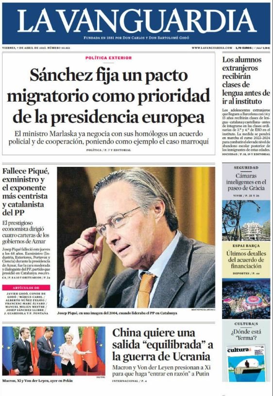 la vanguardia portada divendres sant