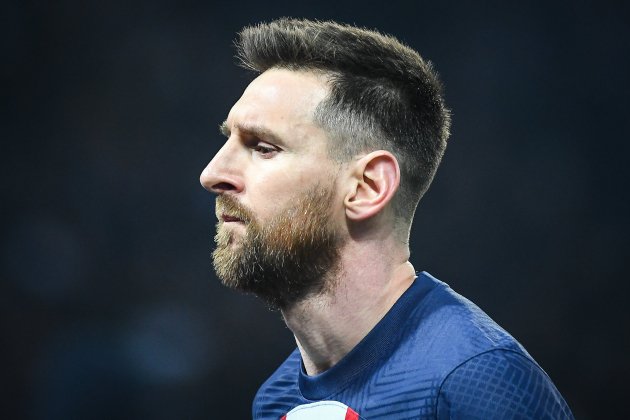 Messi en primer pla durant un partit del PSG / Foto: Europa Press