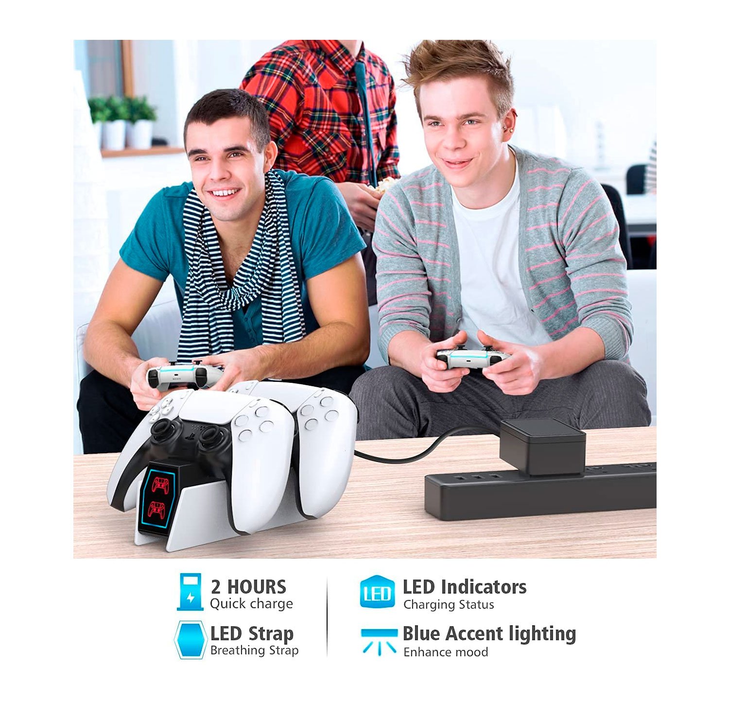 El cargador rápido para mandos de PlayStation 5 vuela en Amazon