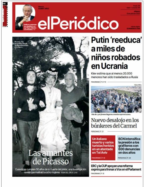 el periodico dissabte 8 abril