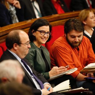 miquel iceta eva granados ferran pedret parlament - sergi alcazar miquel iceta eva granados ferran pedret parlament - sergi alcazar