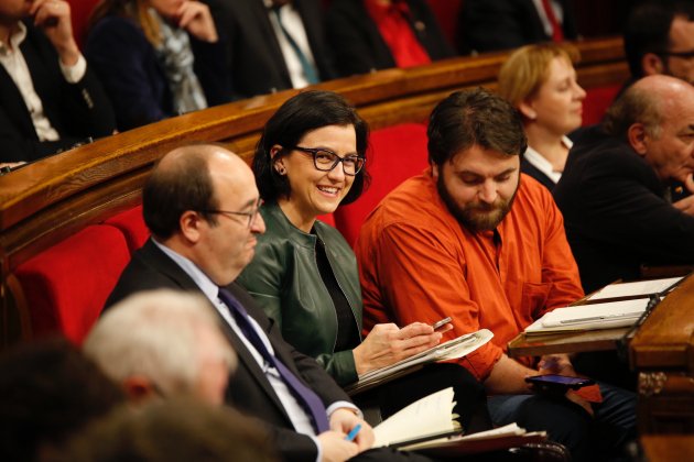 miquel iceta eva granados ferran pedret parlament - sergi alcazar