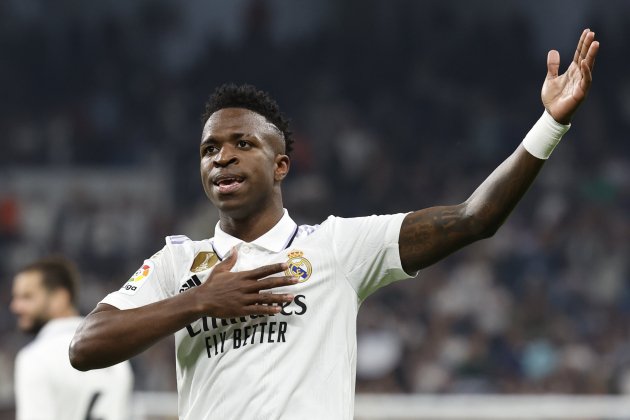 Vinícius celebración gol Real Madrid Villarreal / Foto: EFE Vinícius celebración gol Real Madrid Villarreal / Foto: EFE