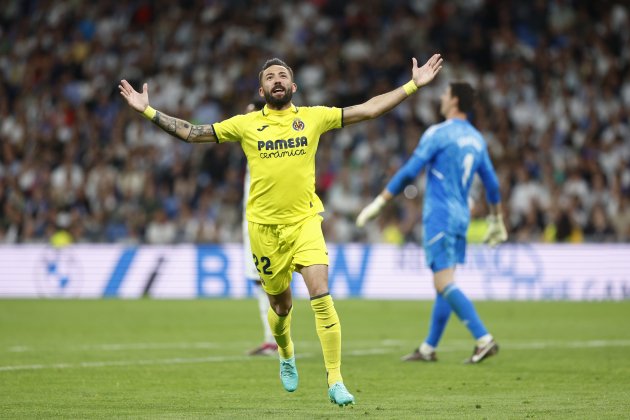 José Luís Morales gol Real Madrid Villarreal Bernabéu / Foto: EFE