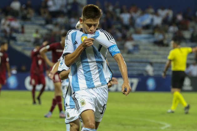 Claudio Echeverri gol Argneitna Sudamericabo Sub 17 EFE