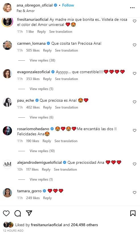 Comentarios post Ana Obregón