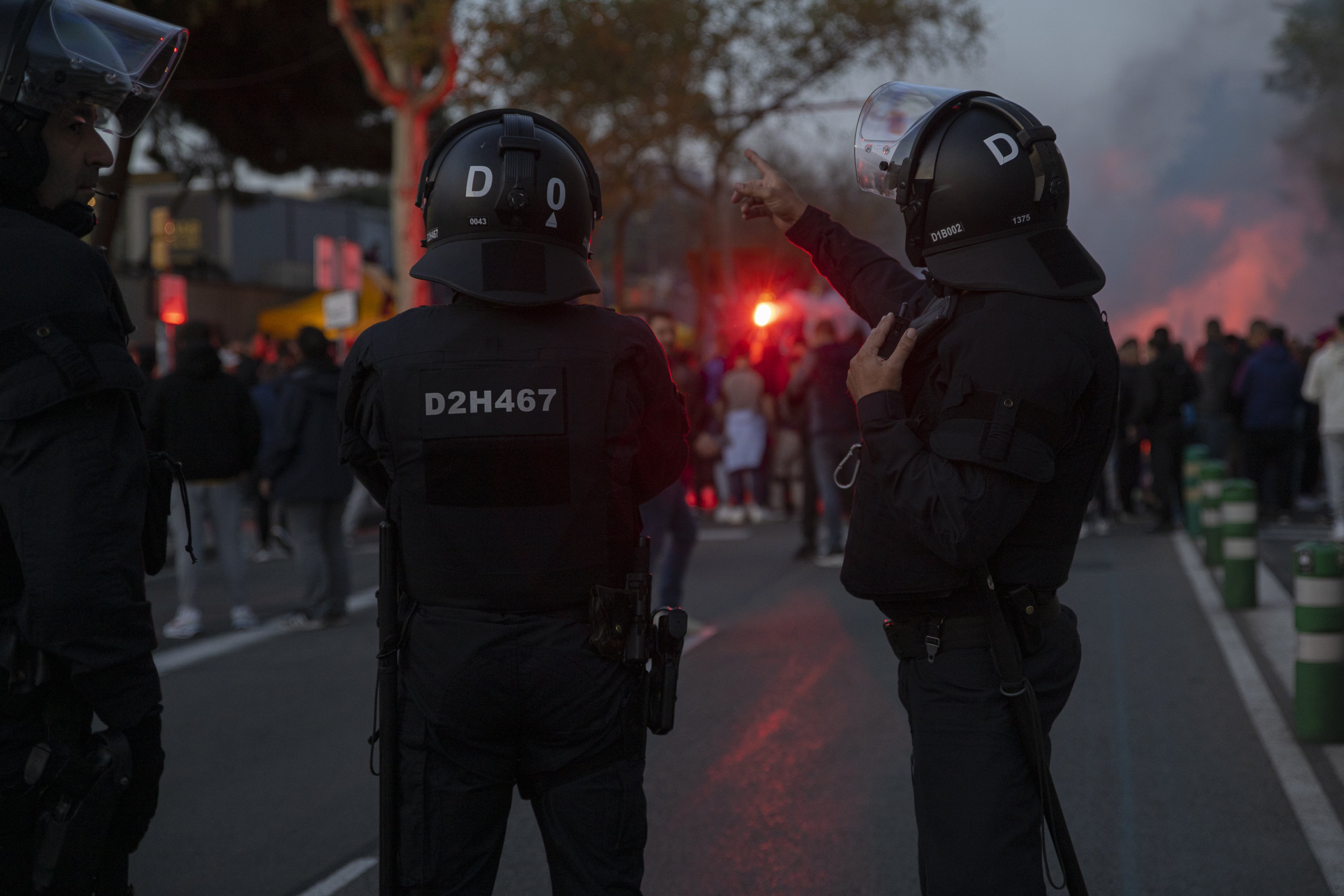 Guerra entre sindicatos de los Mossos por la manifestación delante del Palau de la Generalitat