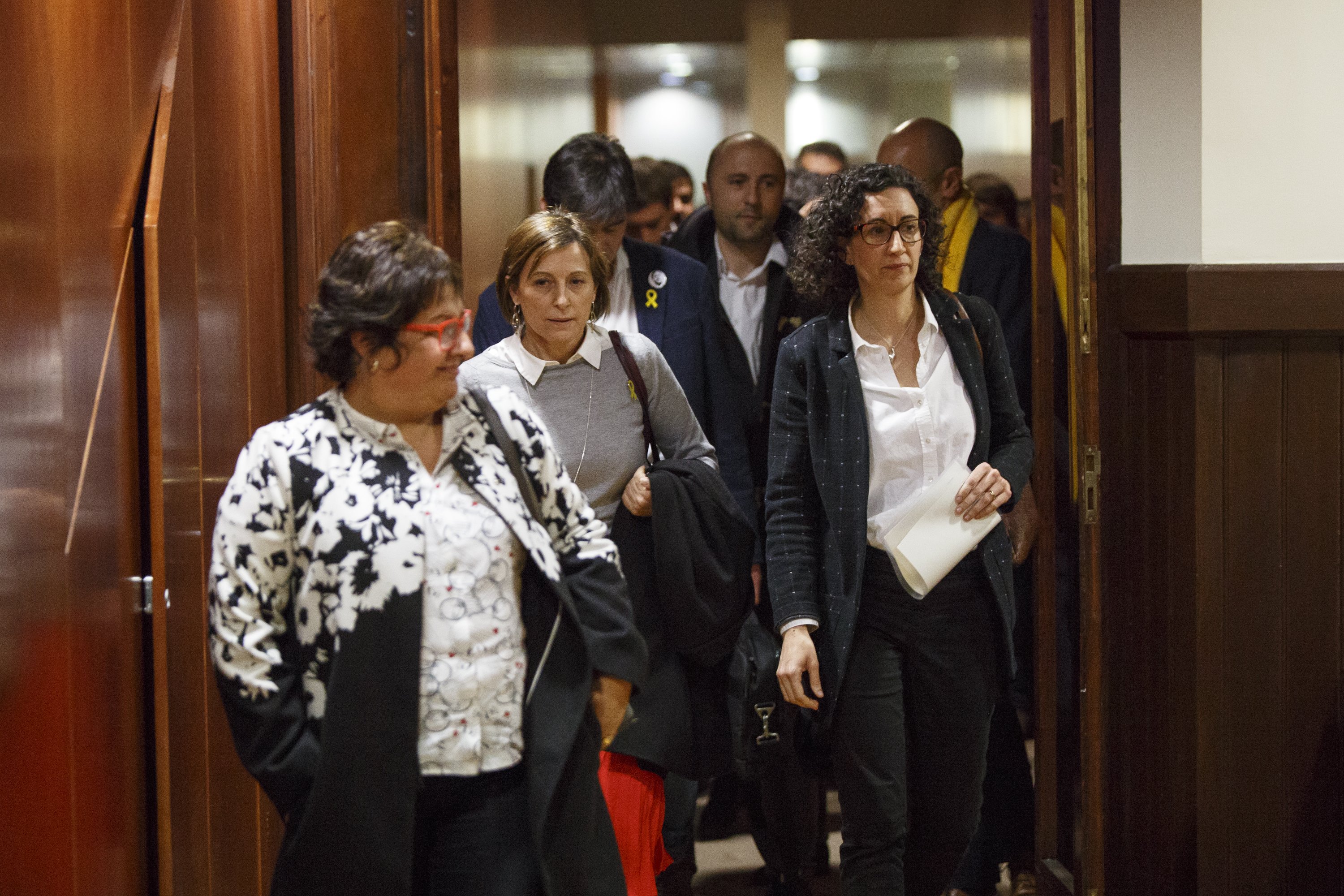 Rovira, Forcadell, Bassa resign as deputies before appearing in the Supreme Court