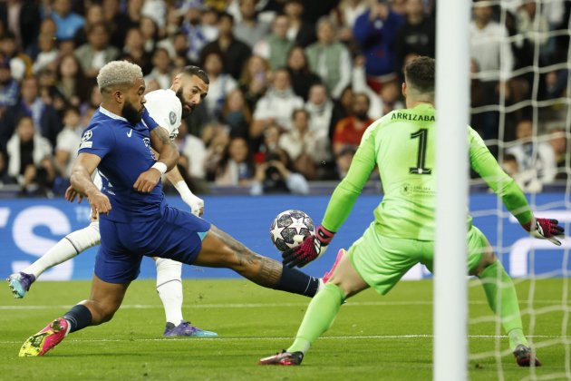 Karim Benzema Reece James Real Madrid Chelsea / Foto: EFE