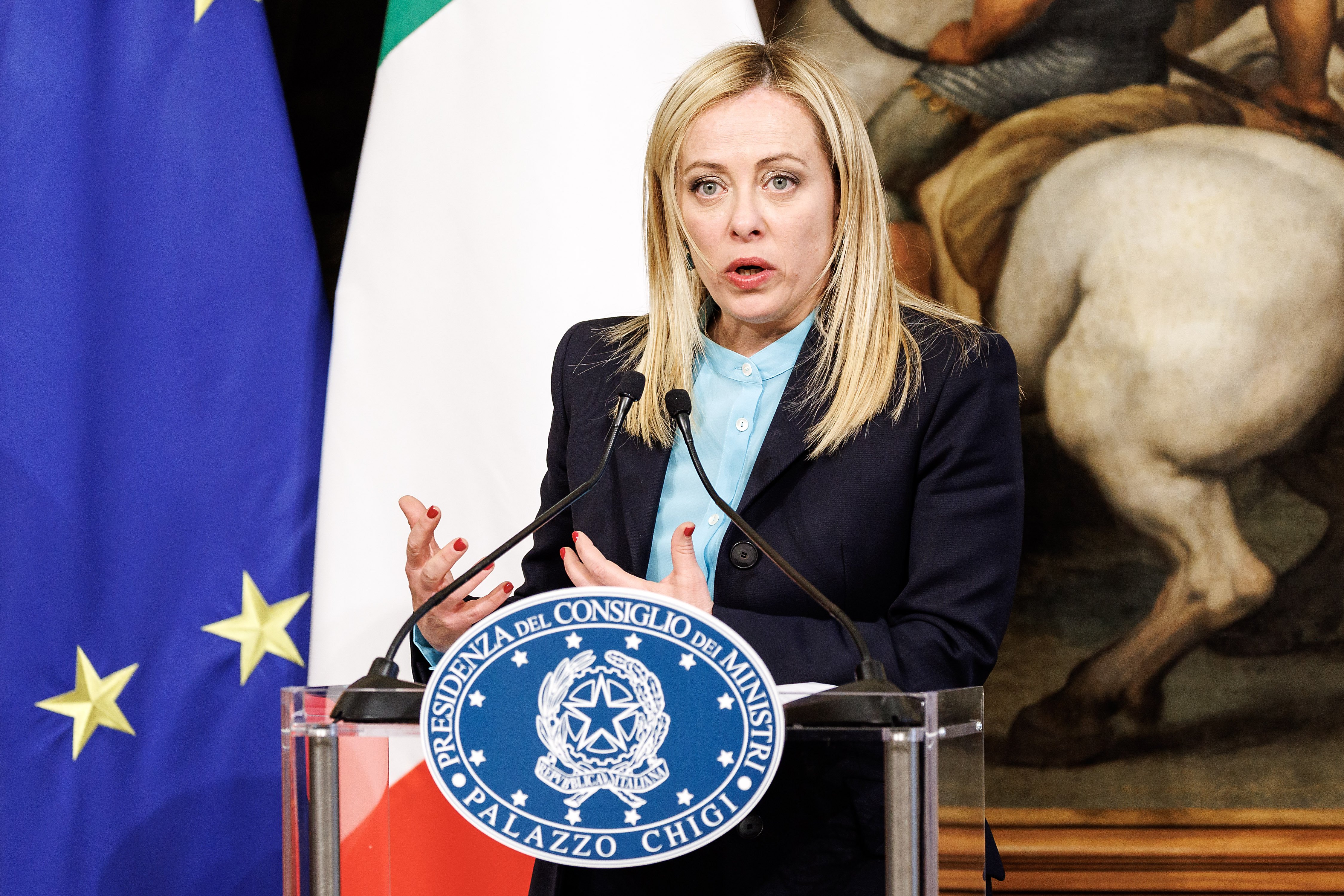 Giorgia Meloni anuncia que defenderá el Mediterráneo "desde Baleares hasta los estrechos turcos"