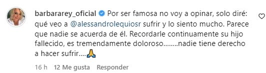 mensaje Bárbara Rey a Ana Obregón Instagram mensaje Bárbara Rey a Ana Obregón Instagram