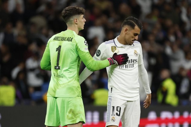 Kepa Arrizabalaga Dani Ceballos Reial Madrid Chelsea / Foto: EFE