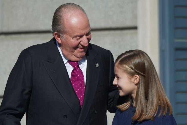 Juan Carlos i Leonor efe Juan Carlos i Leonor efe