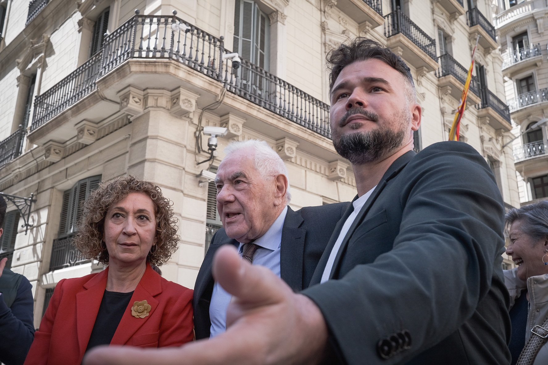 Ernest Maragall i Gabriel Rufián reclamen el traspàs de la Prefectura de Via Laietana