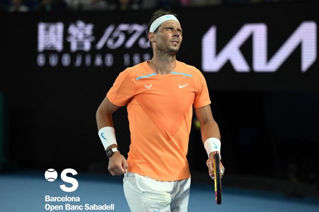 Rafa Nadal durant el Open d'Austràlia / Foto: EFE