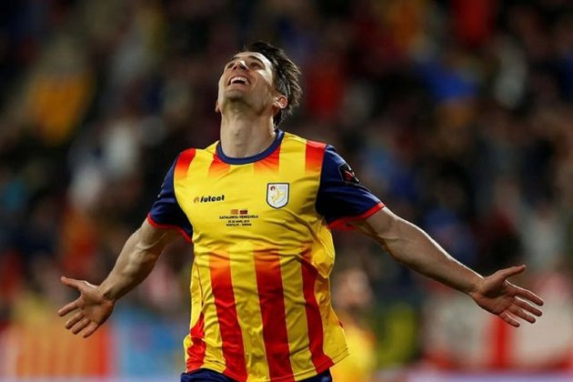 Bojan celebrando gol Catalunya / Foto: @BoKrkic Bojan celebrando gol Catalunya / Foto: @BoKrkic
