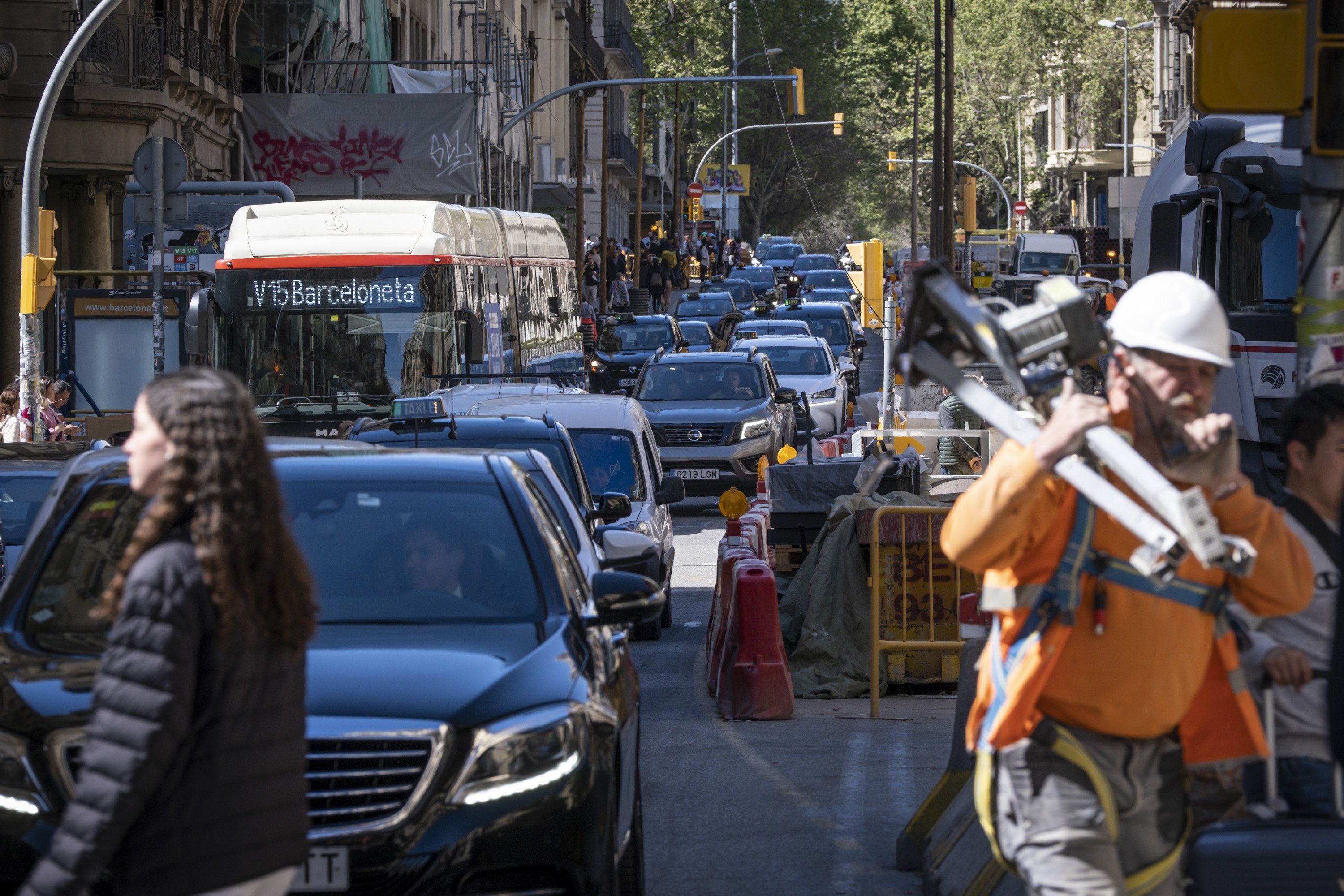 La transformación de la Via Laietana cambia de fase: llegan nuevas afectaciones al tráfico