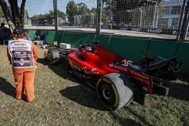 Charles Leclerc abandono GP de Australia / Foto: Europa Press Charles Leclerc abandono GP de Australia / Foto: Europa Press