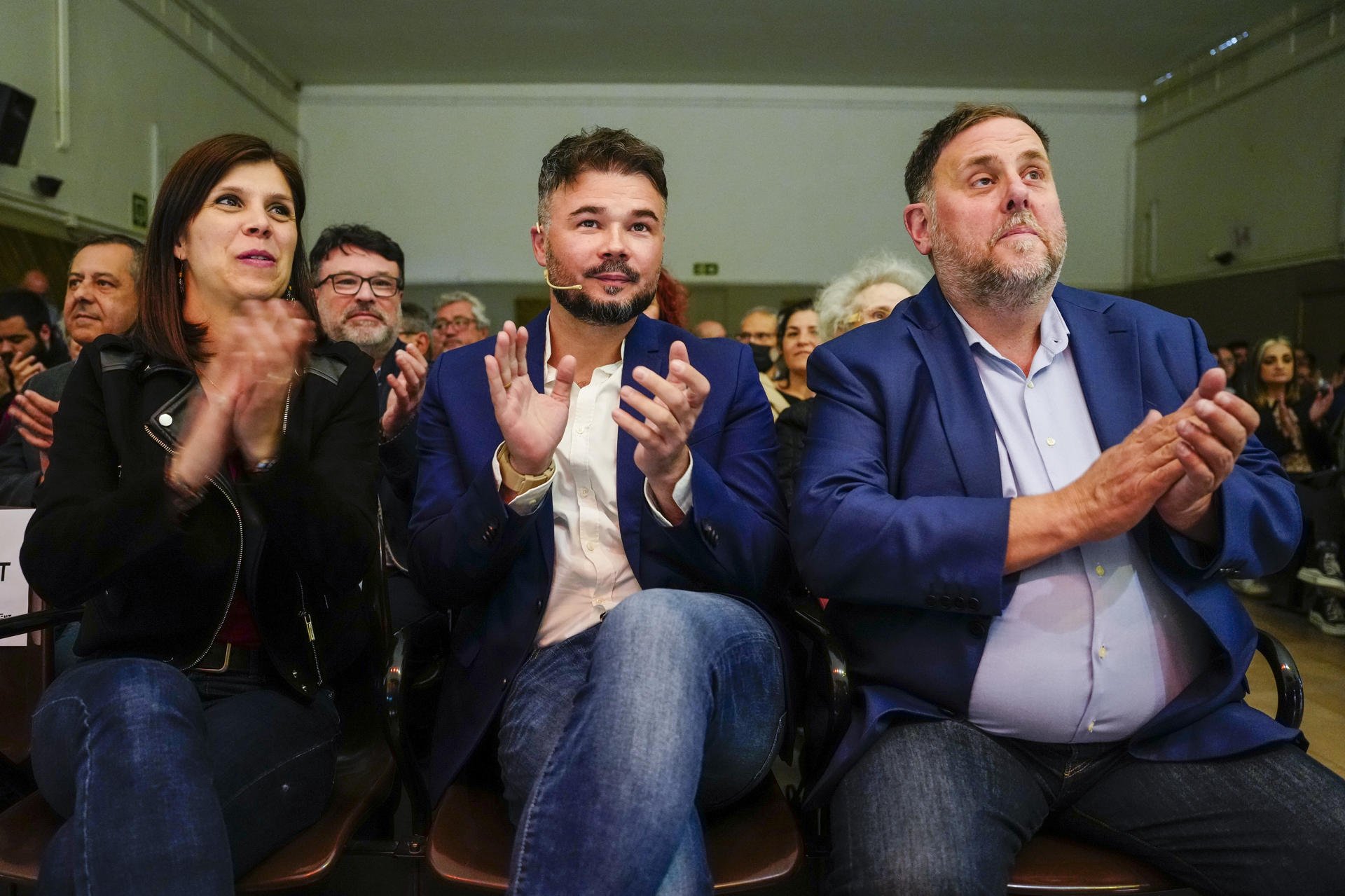 Gabriel Rufian oriol junqueras marta vilalta santa coloma gramenet Gabriel Rufian oriol junqueras marta vilalta santa coloma gramenet
