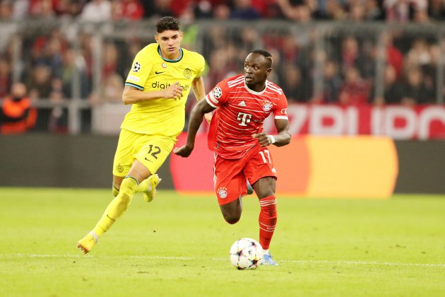 Sadio Mané en un partido de Champions cono el Bayern / Foto: Europa Press