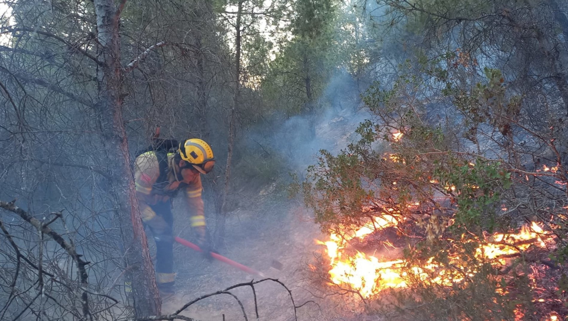 L'incendi de la Franja ja està estabilitzat