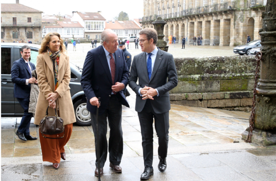 alumbra a Elena y Joan Carles I casa real