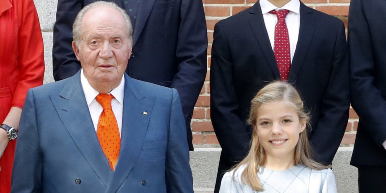Juan Carlos e infanta Sofía efe
