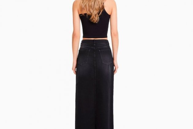 Falda larga denim1 Falda larga denim1