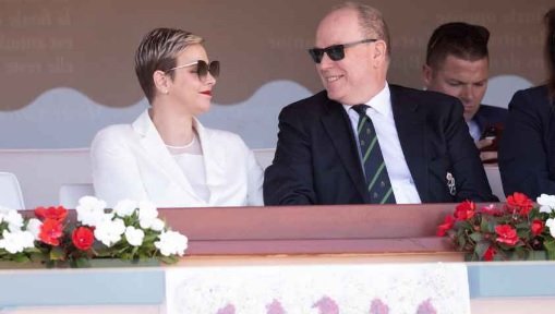 Charlène y Alberto de Mónaco en el torneo de tenis de Montecarlo   GTRES