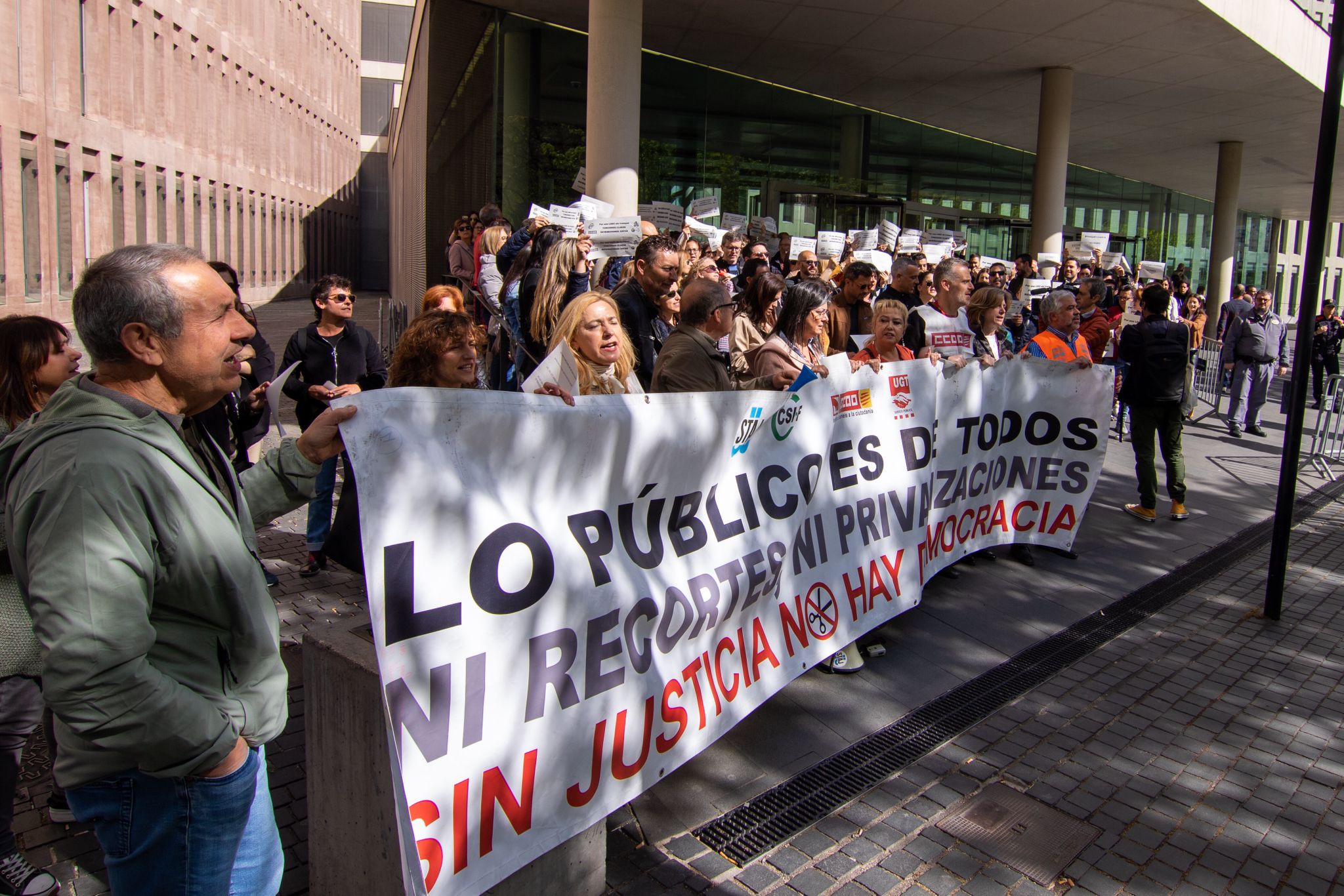 El primer dia de vaga de funcionaris als jutjats punxa: un 8% l'ha secundat a Catalunya