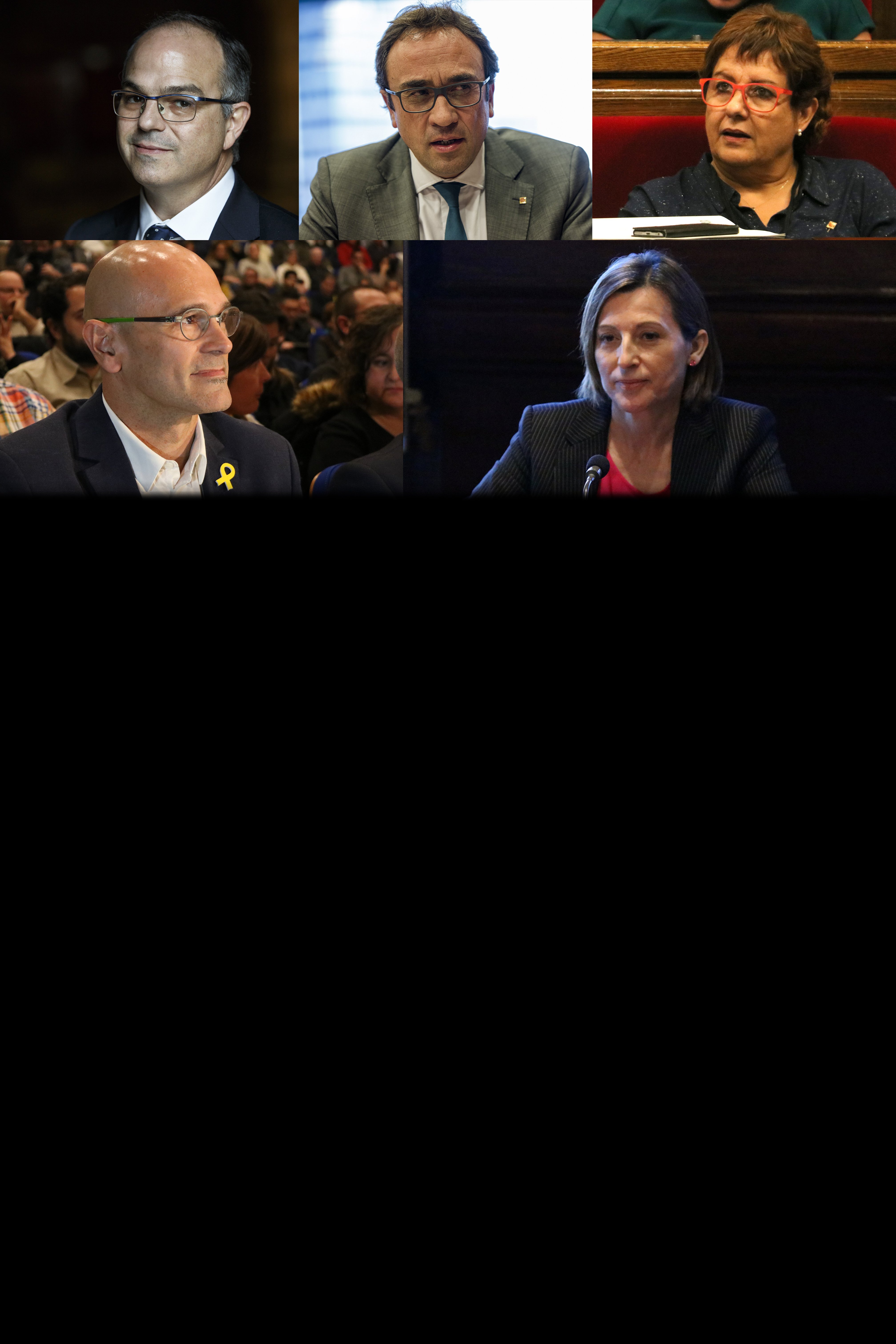 Llarena envía a prisión a Turull, Rull, Romeva, Forcadell y Bassa