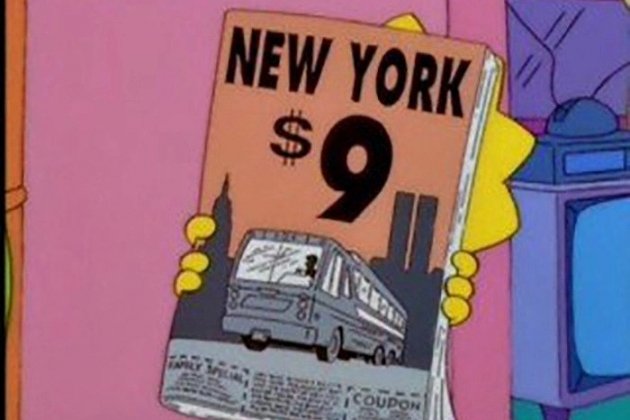 Escena de "New York vs Homer"