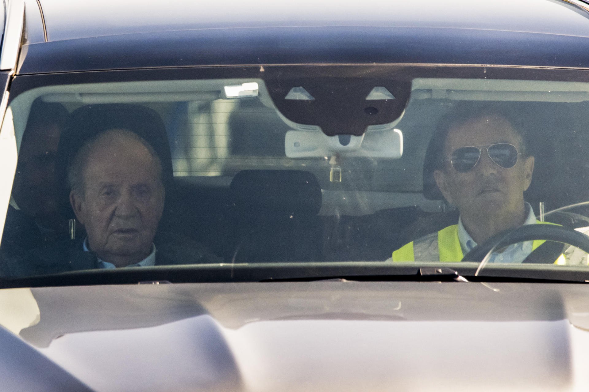 Juan Carlos I llega a Galicia, su segunda visita después de huir a Abu Dabi