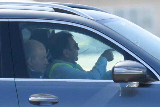 Juan Carlos coche Vigo GTRES Juan Carlos coche Vigo GTRES