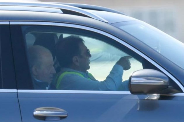 Juan Carlos coche Vigo GTRES Juan Carlos coche Vigo GTRES