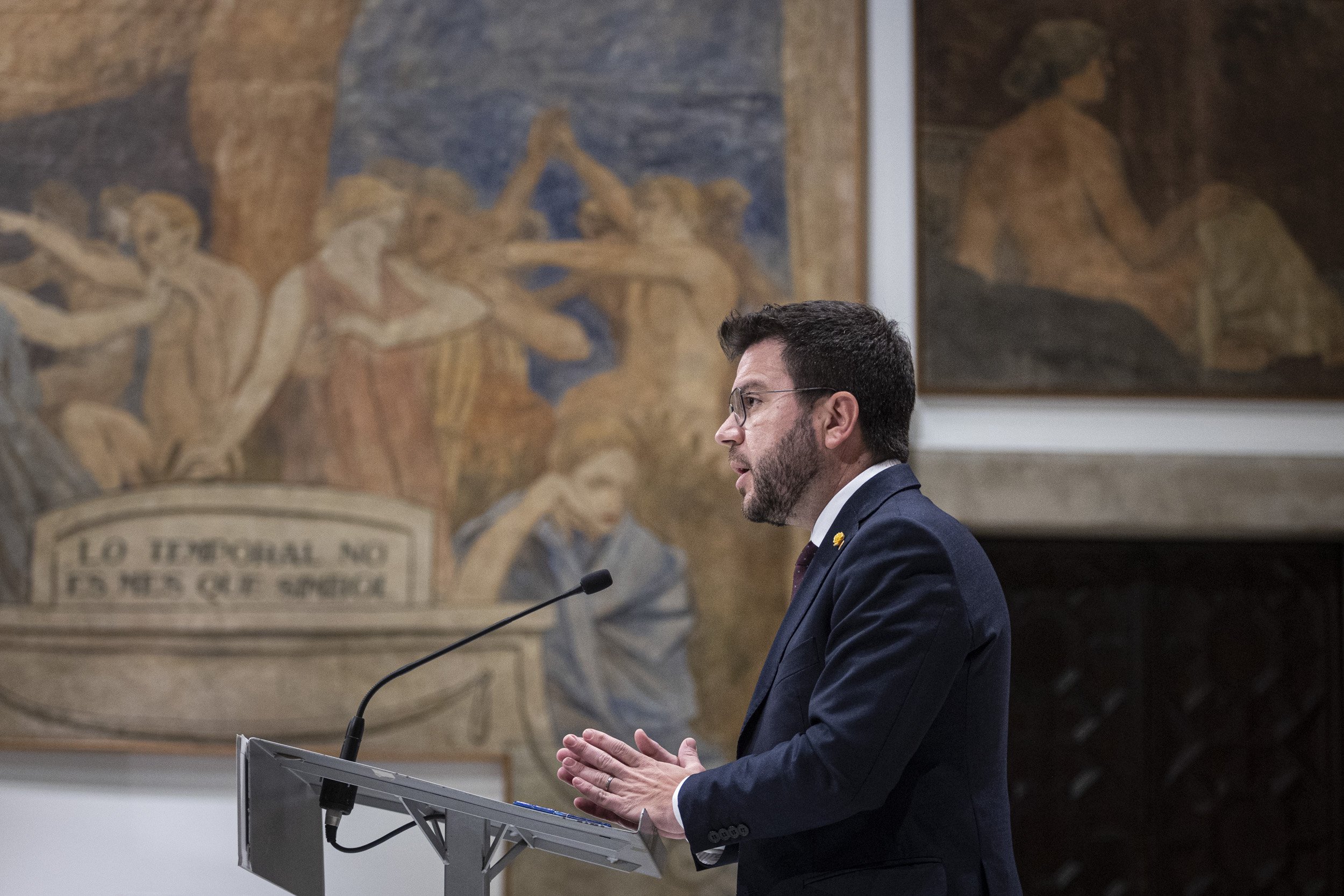Aragonès, dispuesto a "escuchar otros mecanismos" alternativos a un referéndum sobre independencia