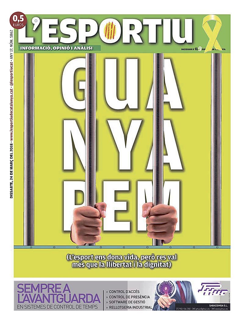 L'Esportiu Portada 24 03 2018