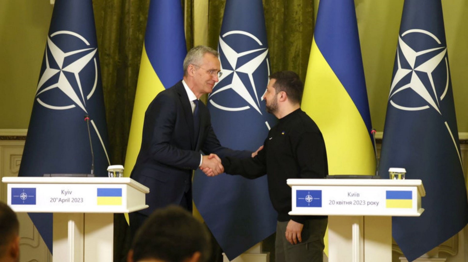 Visita sorpresa del secretari general de l'OTAN a Kíiv: trobada amb Zelenski