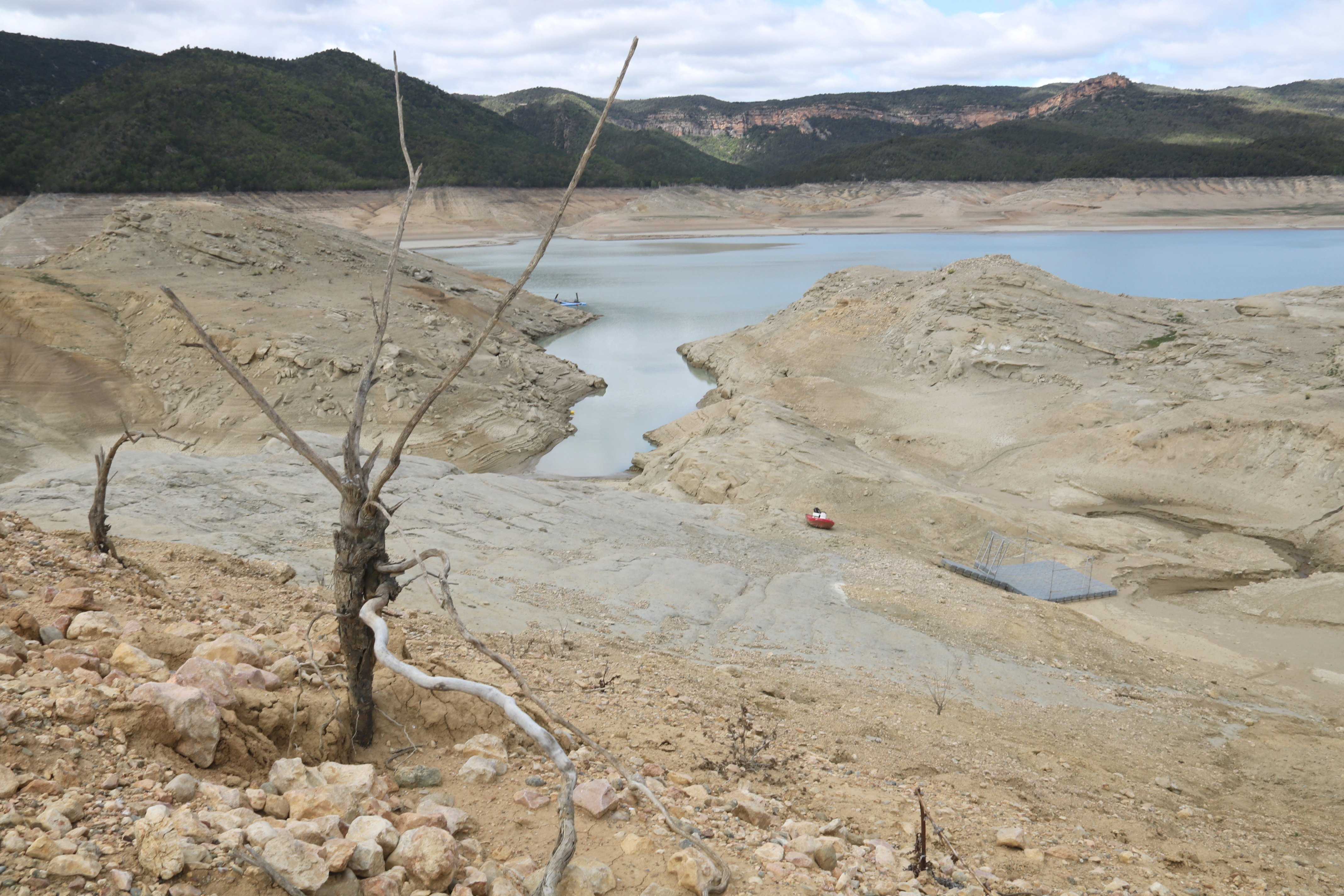 Los embalses de Catalunya, bajo mínimos: no llegan al 25% de la capacidad