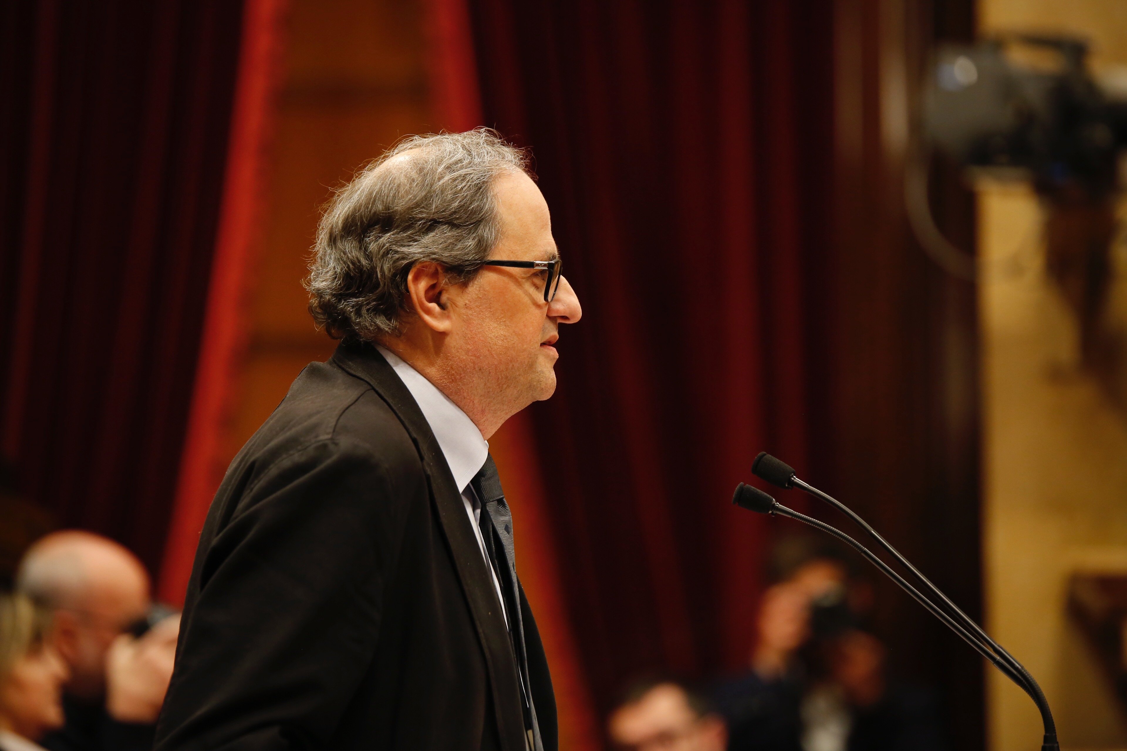 Torra (JxCat), al bloque del 155: "¿No se angustian ante lo que está pasando?"