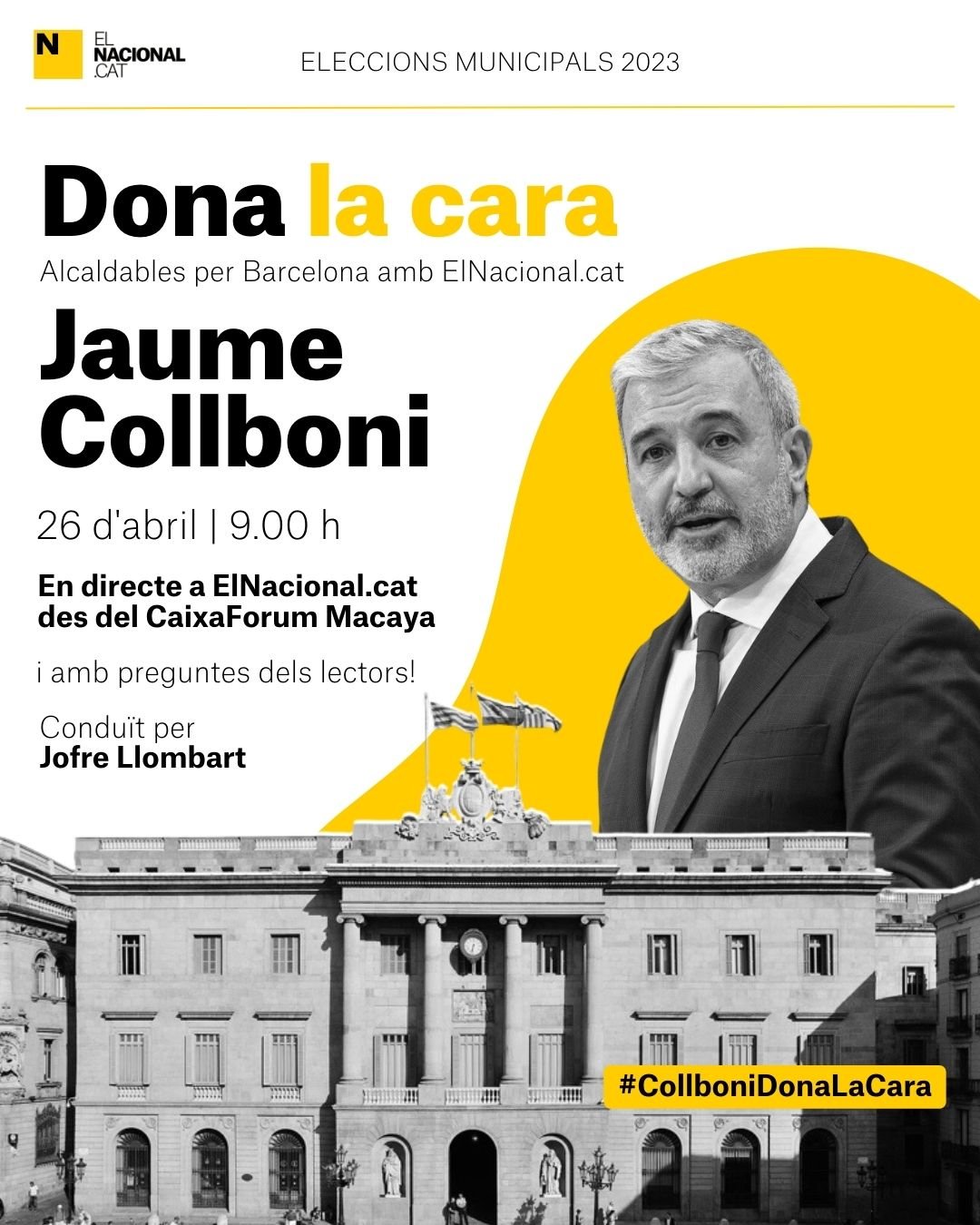 cartell collboni dona la cara eleccions