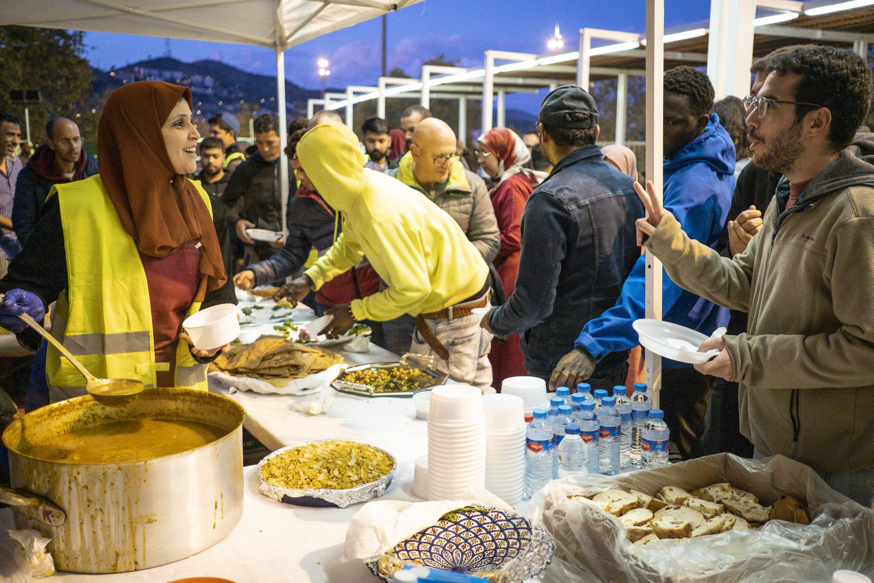 Les moltes cares del Ramadà a Barcelona