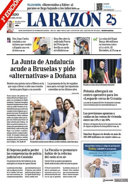 Portada La Razón Portada La Razón