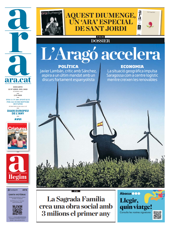 Portada ARA Portada ARA