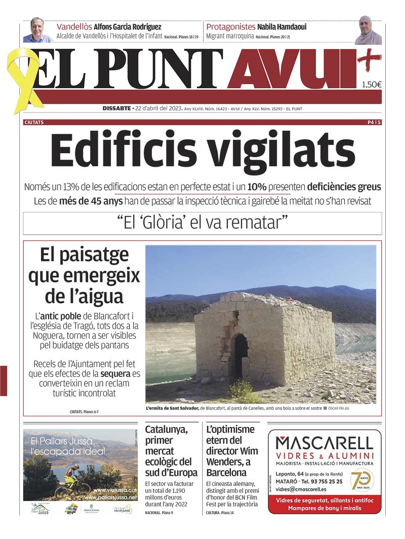Portada Punt Avui Portada Punt Avui
