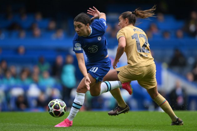 Sam Kerr Patri Guijarro Chelsea Barça femenino Sam Kerr Patri Guijarro Chelsea Barça femenino